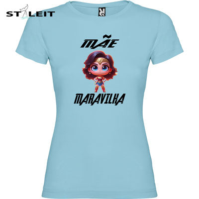 T-shirt Cintada - mãe maravilha
