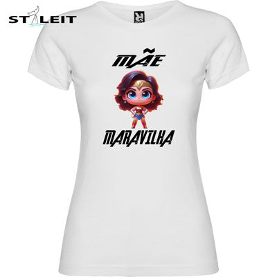 T-shirt Cintada - mãe maravilha