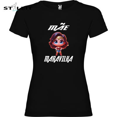 T-shirt Cintada - mãe maravilha