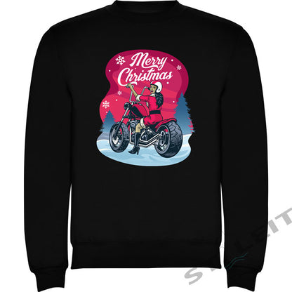 Sweatshirt Regular - Chrismas Motard Girl (D428)