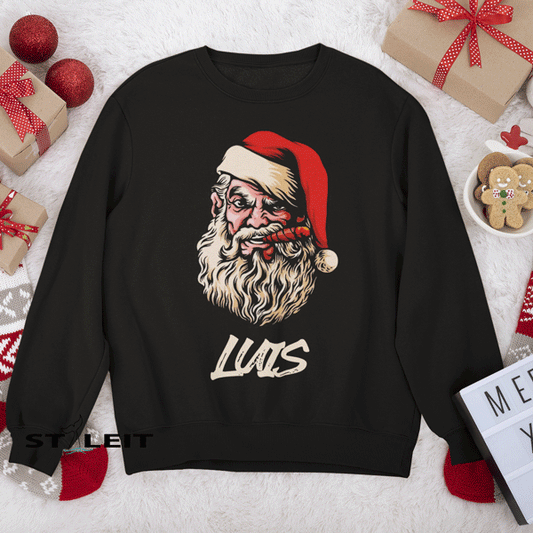 Sweatshirt Regular - Smoking Santa  (C48)