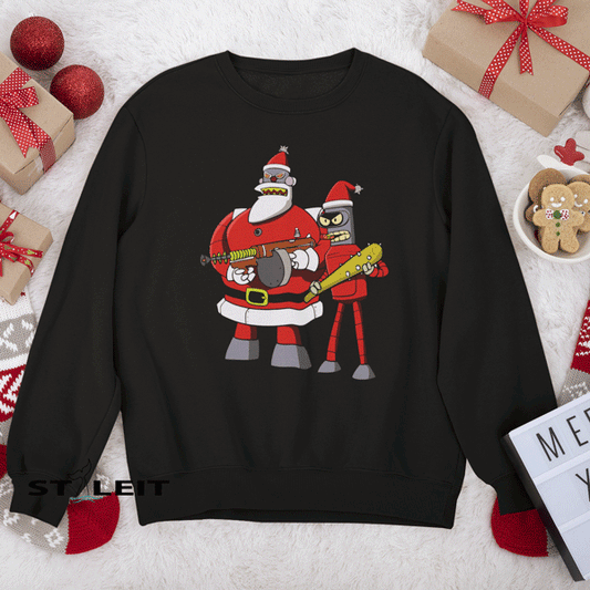Sweatshirt Regular - Futurama Santas  (C55)