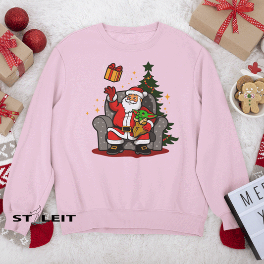 Sweatshirt Regular - Santa & Baby Yodi (C57)