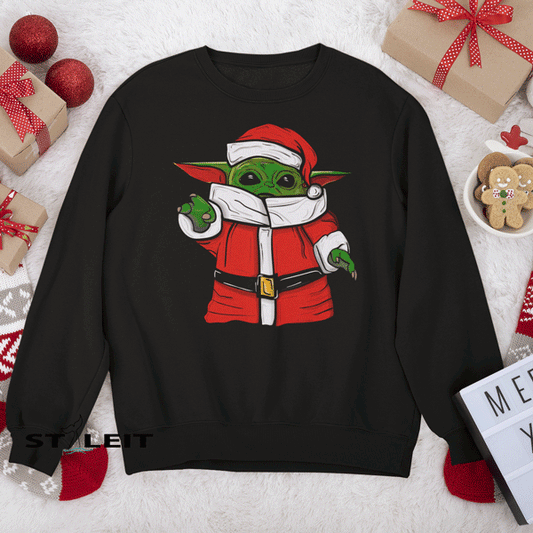 Sweatshirt Regular - Santa Yoda (C58)