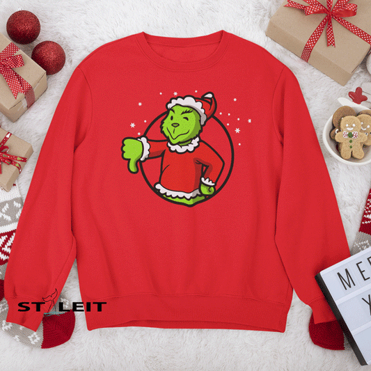 Sweatshirt Regular - Santa Grinch (C60)