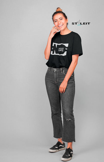 T-Shirt Oversize - No Rules No Limits (D 5739)