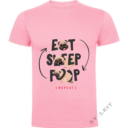 T-shirt Regular - Eat Sleep Poop (D5486)