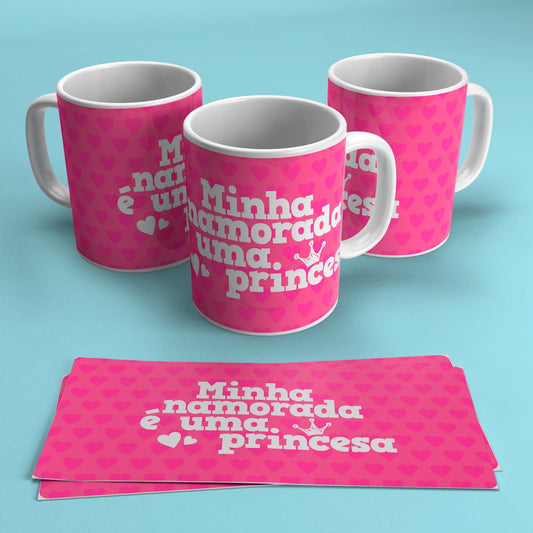 Caneca - MINHA NAMORADA E UMA PRINCESA