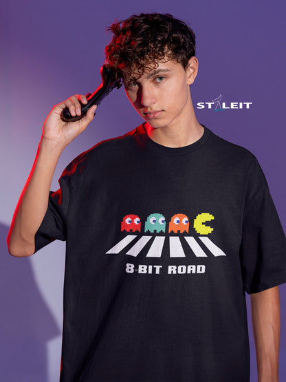 T-Shirt Oversize - 8-Bit Road (U 2538)