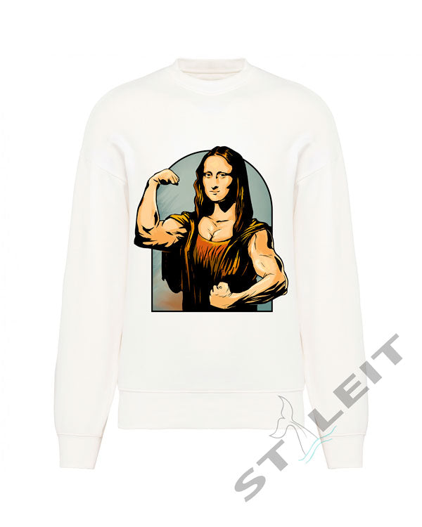 Sweatshirt Oversize - Strong Mona Lisa (U1260) - Styleit